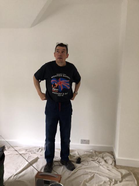 Rob at a painting job